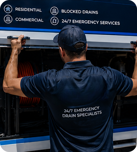 Licensed blocked drain plumber servicing a Wentworthville home